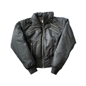 Big Apple Zipper Puffer Jacket